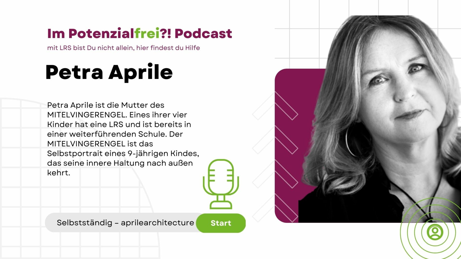 Petra Aprile – Selbstständig – aprilearchitecture, im Potenzialfrei Podcast