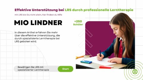 Effektive Unterstützung bei LRS durch professionelle Lerntherapie