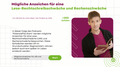 Mögliche Anzeichen für eine Lese-Rechtschreibschwäche und Rechenschwäche