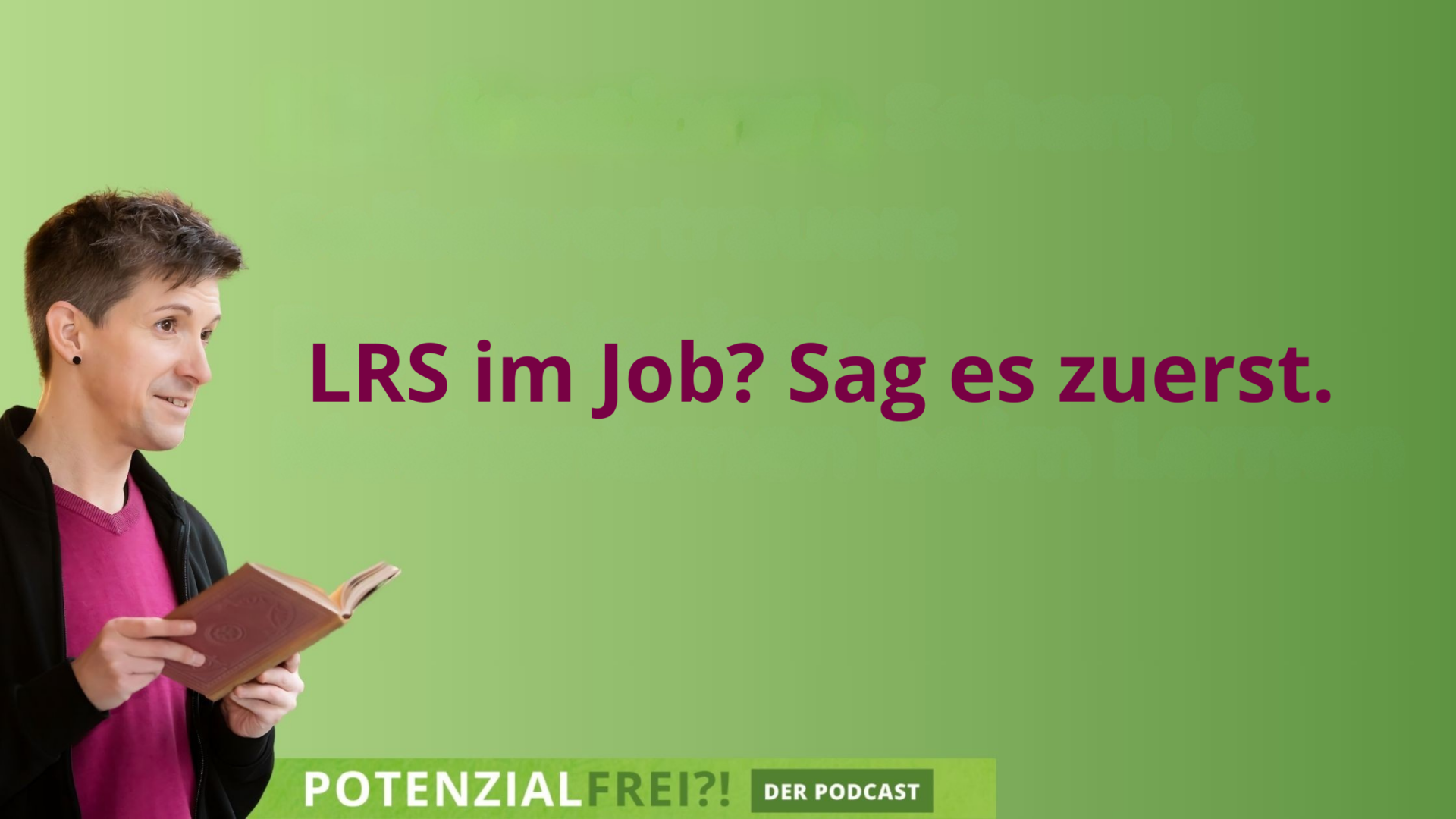 Person im Bürogespräch erklärt LRS ruhig und direkt — Offenheit als Strategie im Berufsalltag